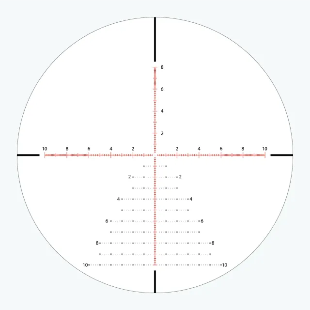 Ares ETR GEN2 UHD 4,5-30x56 FFP MIL APRS12 Belyst Kikarsikte