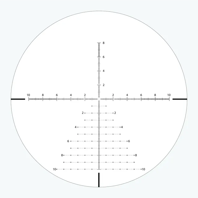 Midas Tac GEN2 HD 5-30x56 FFP MIL APRS16 Belyst Kikarsikte