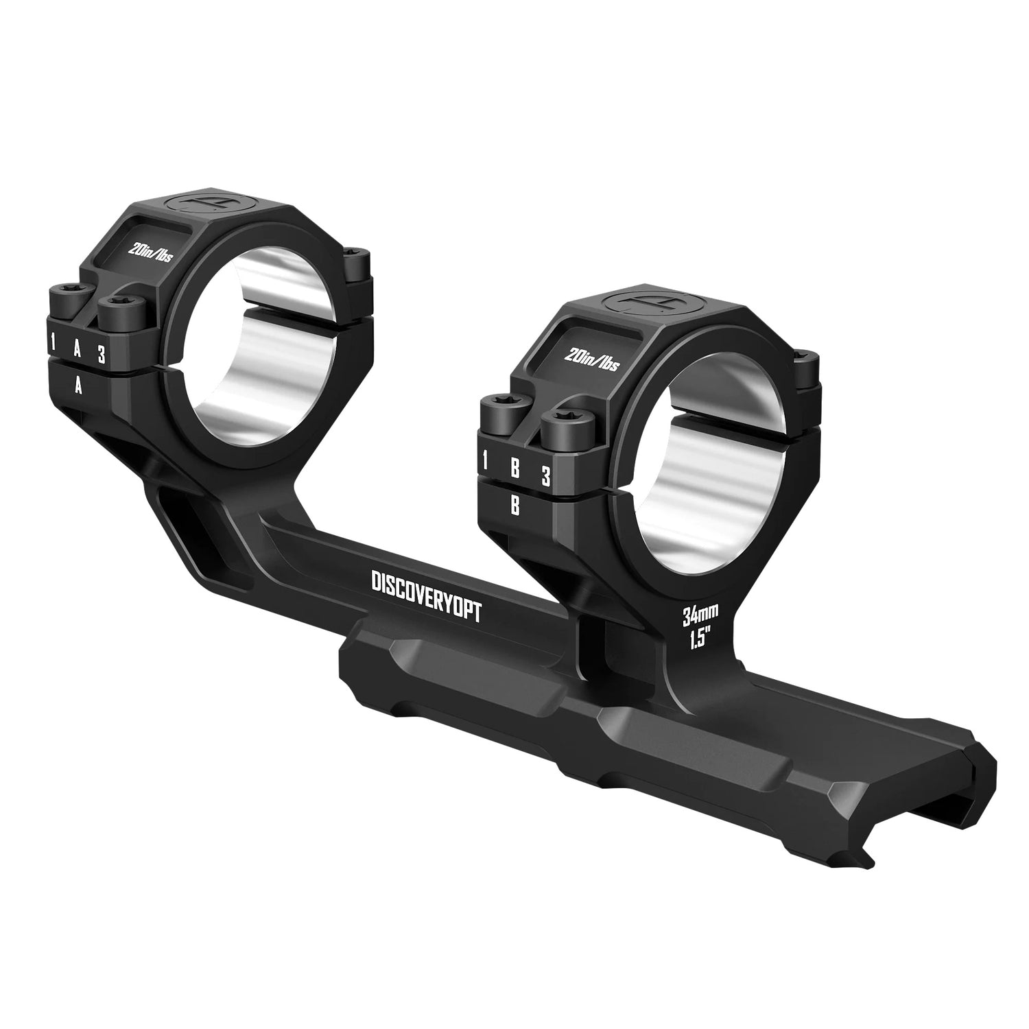 Cantileverfäste 34 mm, 0 MOA