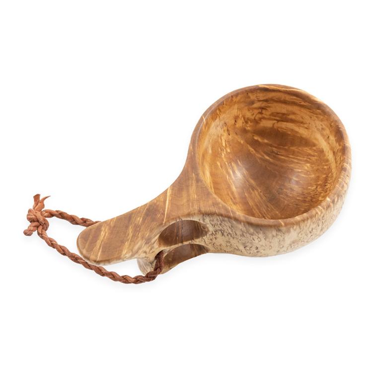 Kåsa i masurbjörk med Tvåfingerhandtag ca 1,4 dl