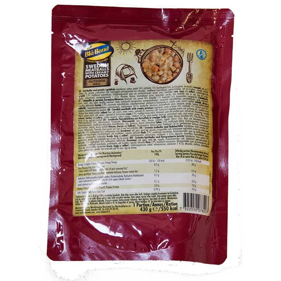 Svenska Köttbullar Med Krämig Potatis EN STL