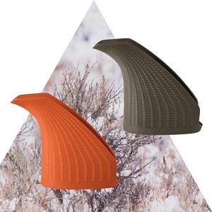 Pistolgrepp T3x vertikal (vit logo) SVART / EN STL