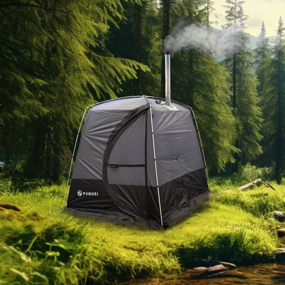 Bastutält 2.0 - endast tält - ett stort fönster EN STL