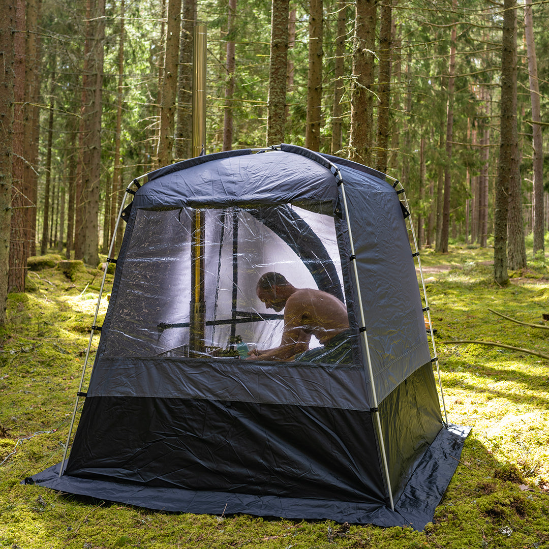 Bastutält 2.0 - endast tält - ett stort fönster EN STL