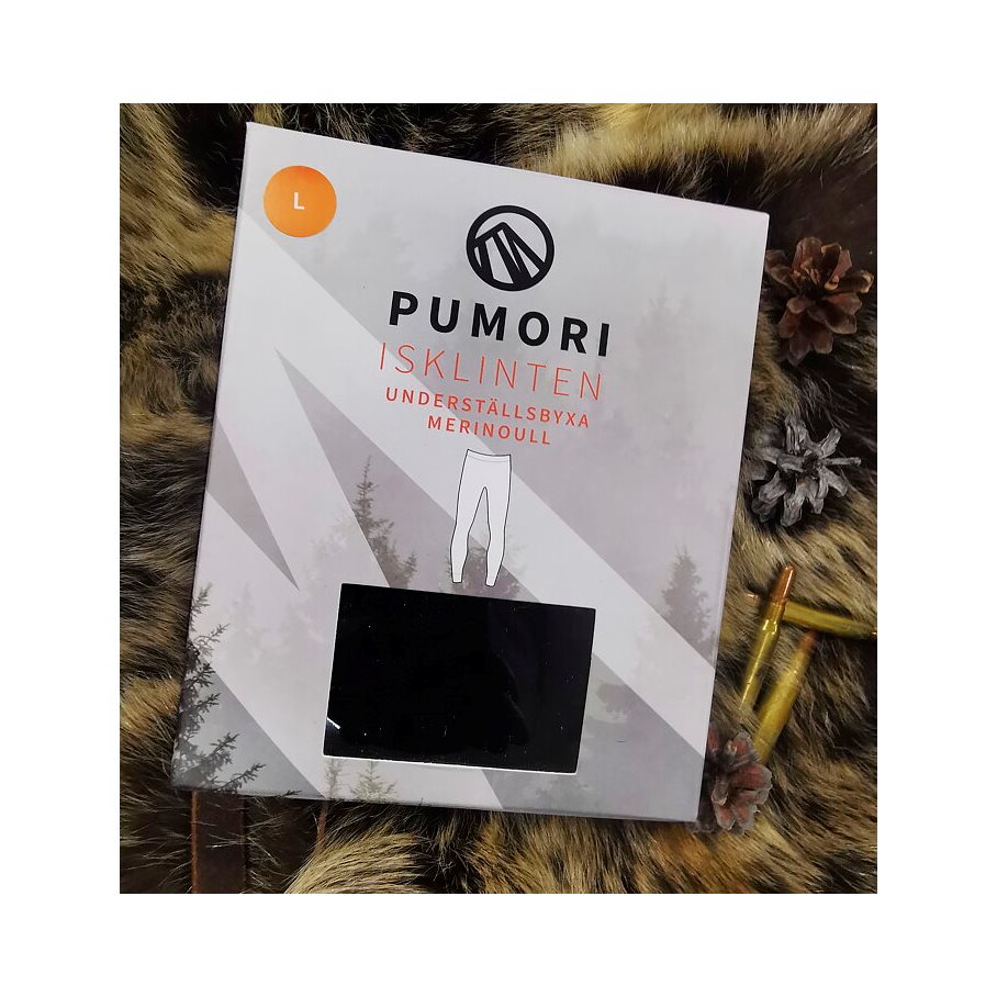 Isklinten Underställsbyxa Merinoull SVART / 3XL
