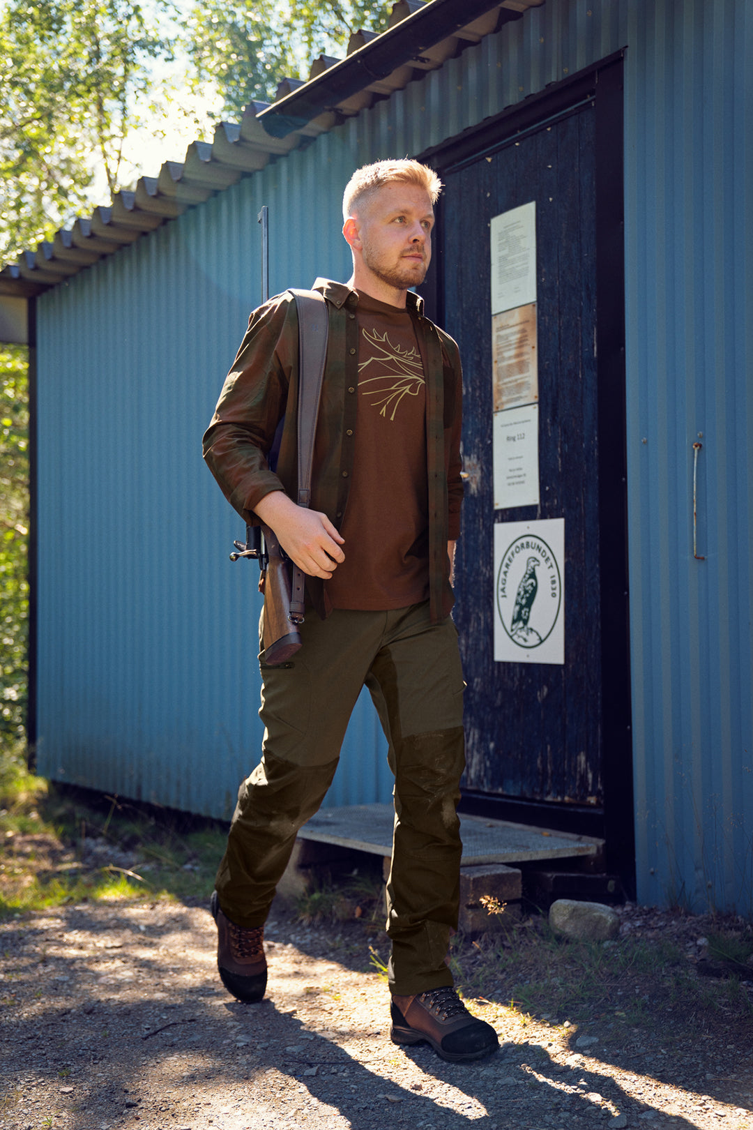 Akkan skjorta BURGUNDY / M