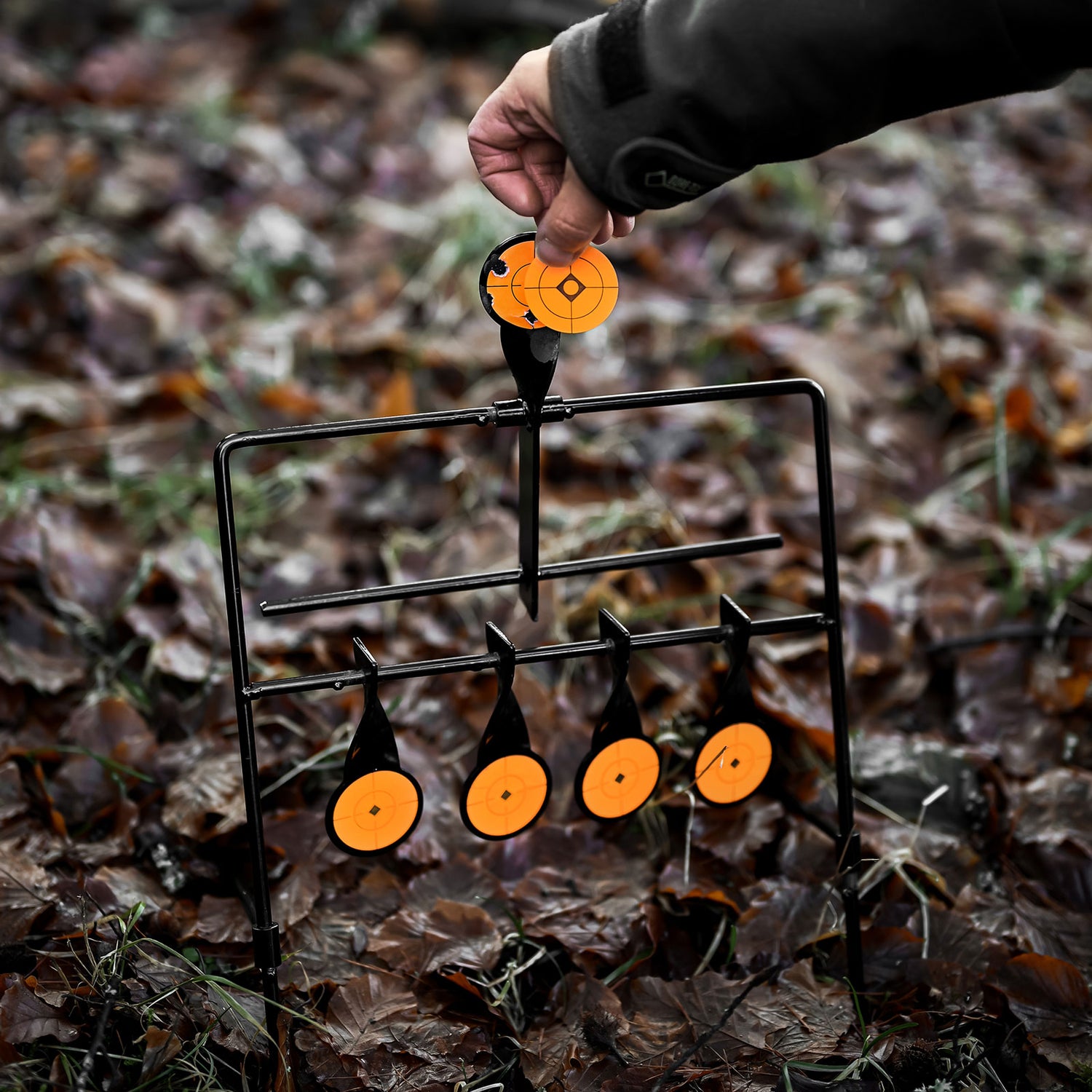 Måletiketter, självhäftande oranga ORANGE / 38 MM