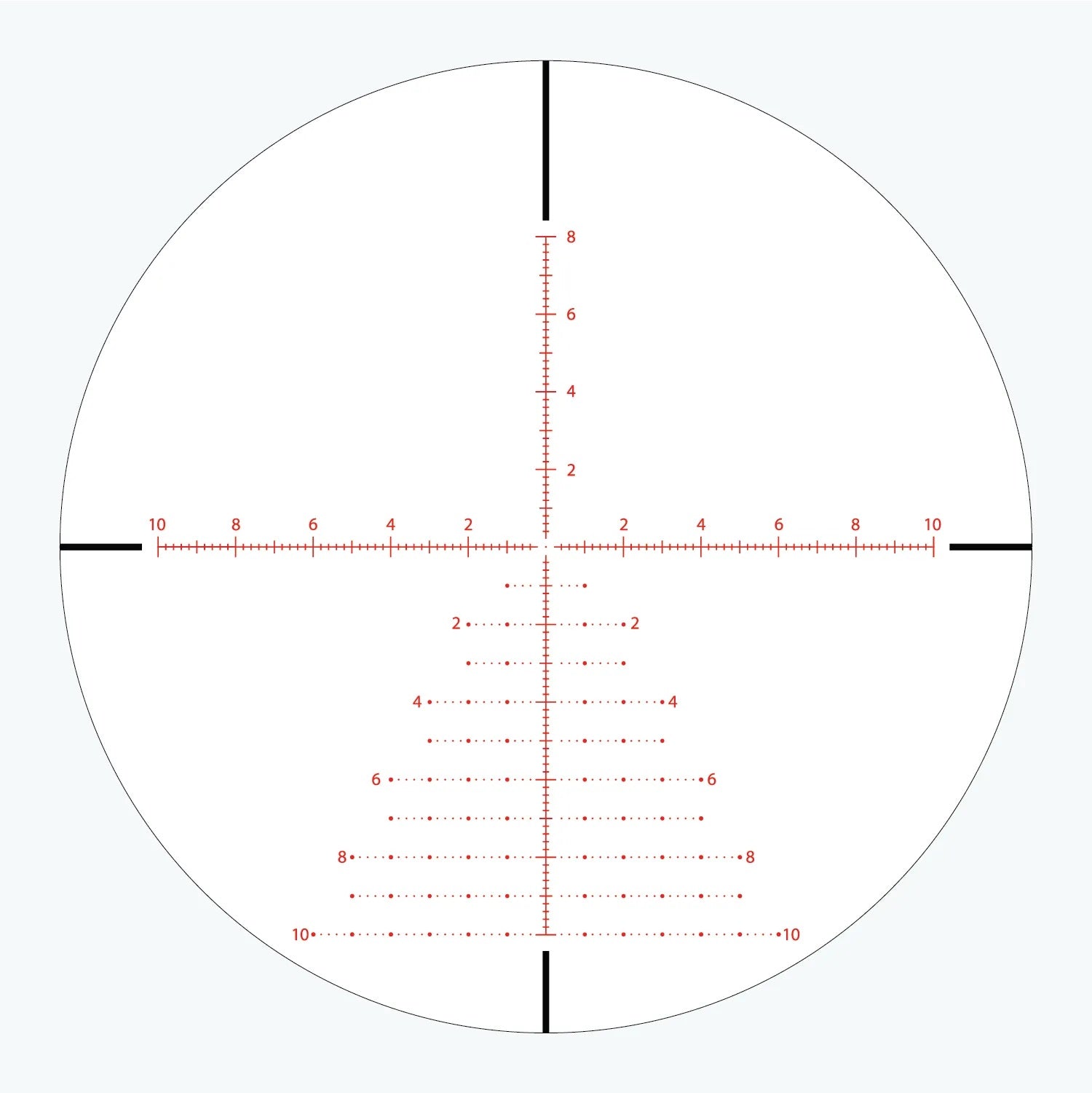 Argos BTR 8-34x56 Gen 3 FFP MIL Belyst Kikarsikte SVART / APRS11