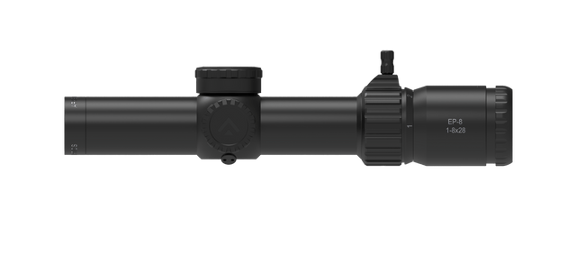EP8 1-8x28 LPVO FFP KL BOX Belyst Kikarsikte 34 MM