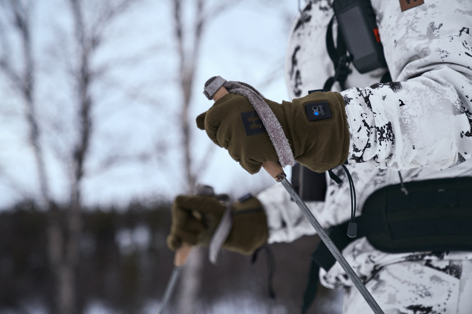 Clim8 HWS Värmehandskar WILLOW GREEN / L