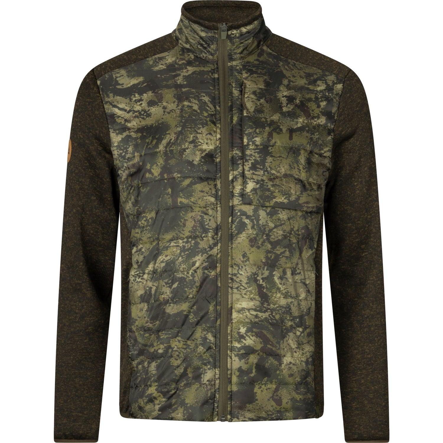 Theo Hybrid Camo Fleece Jacka INVIS GREEN / M