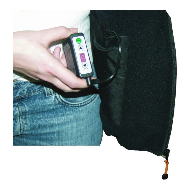 Värmeväst FIRE-FLEECE SVART / XS