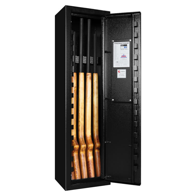 Vapenskåp Scandinavian Safe SP4 Ink Led-belysning och frakt! UTAN KODLÅS