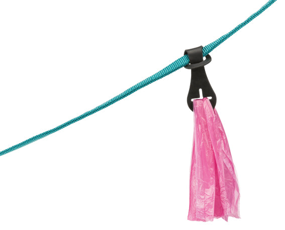 Bajspåsehållare för koppel,14 × 4 cm SVART / ONE SIZE