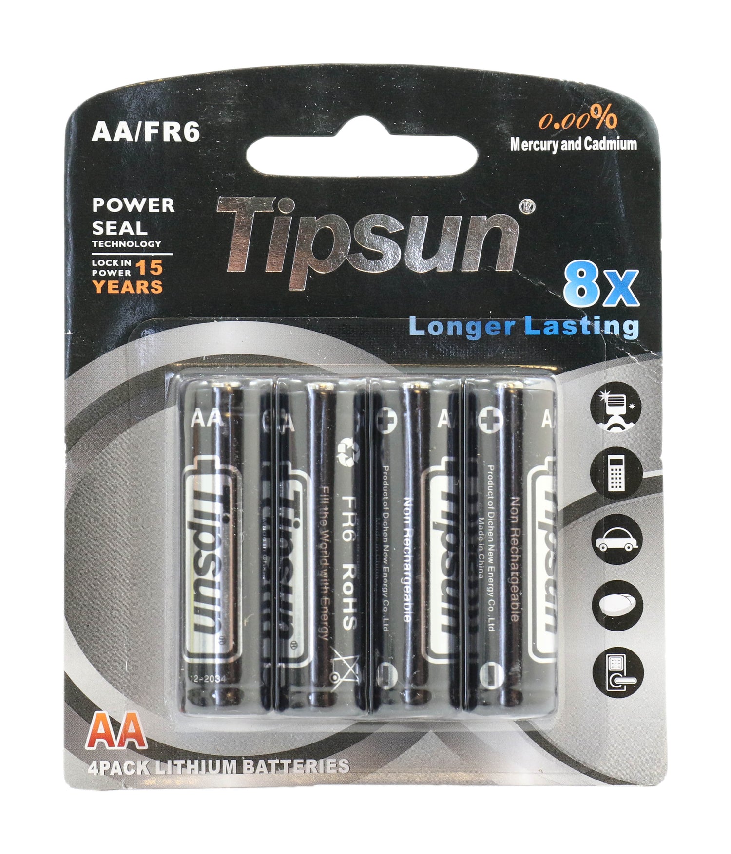 1.5V AA Lithium-ion batteri 4-Pack ONE SIZE