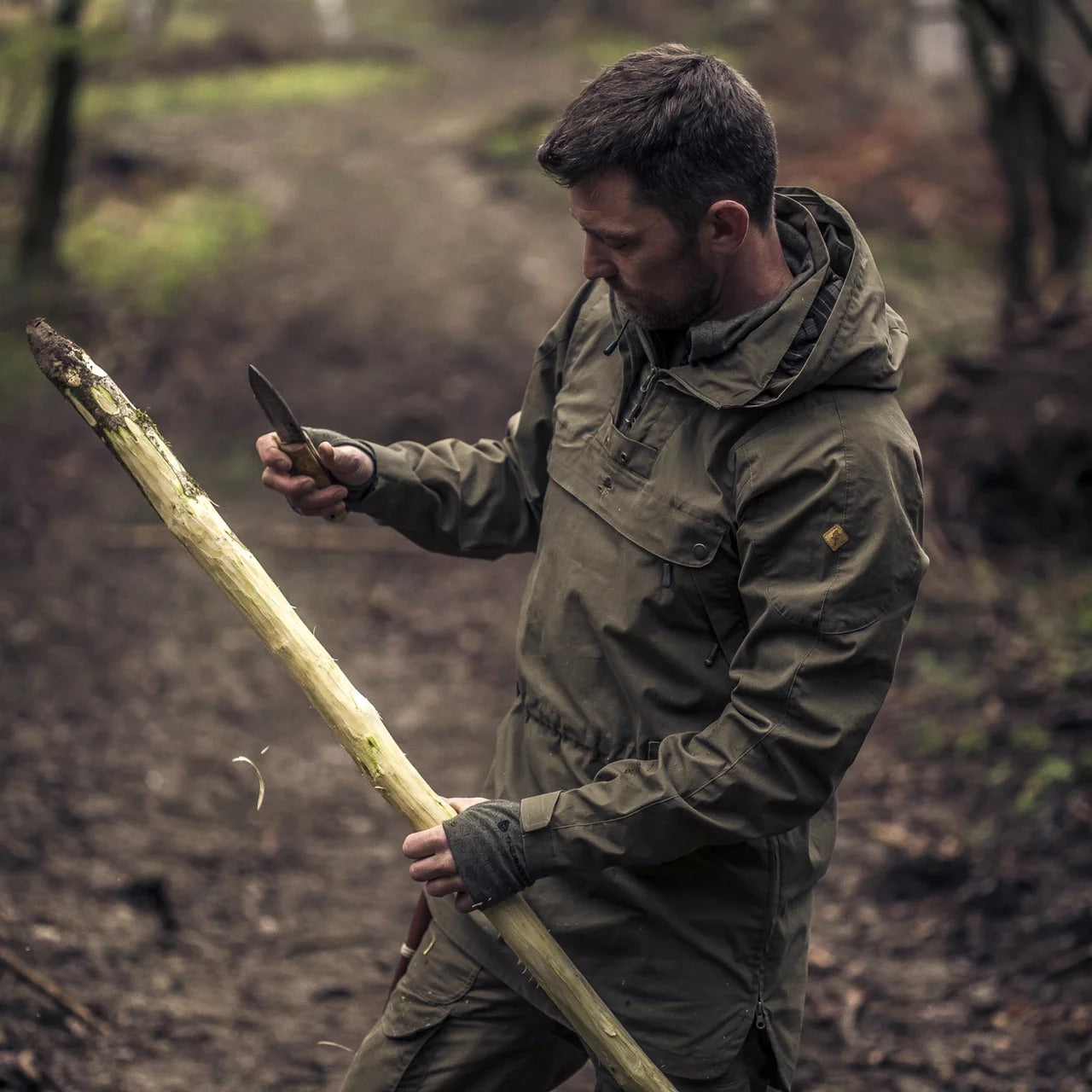 Anorak Tikaani TC-Stretch GRÖN / S