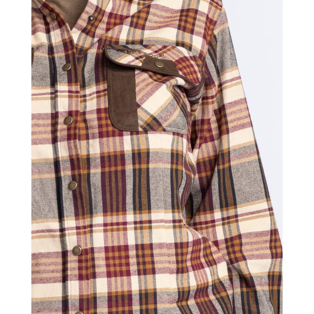 Skjorta Prestwick Exclusive Dam MOSSGREEN/BROWN / S