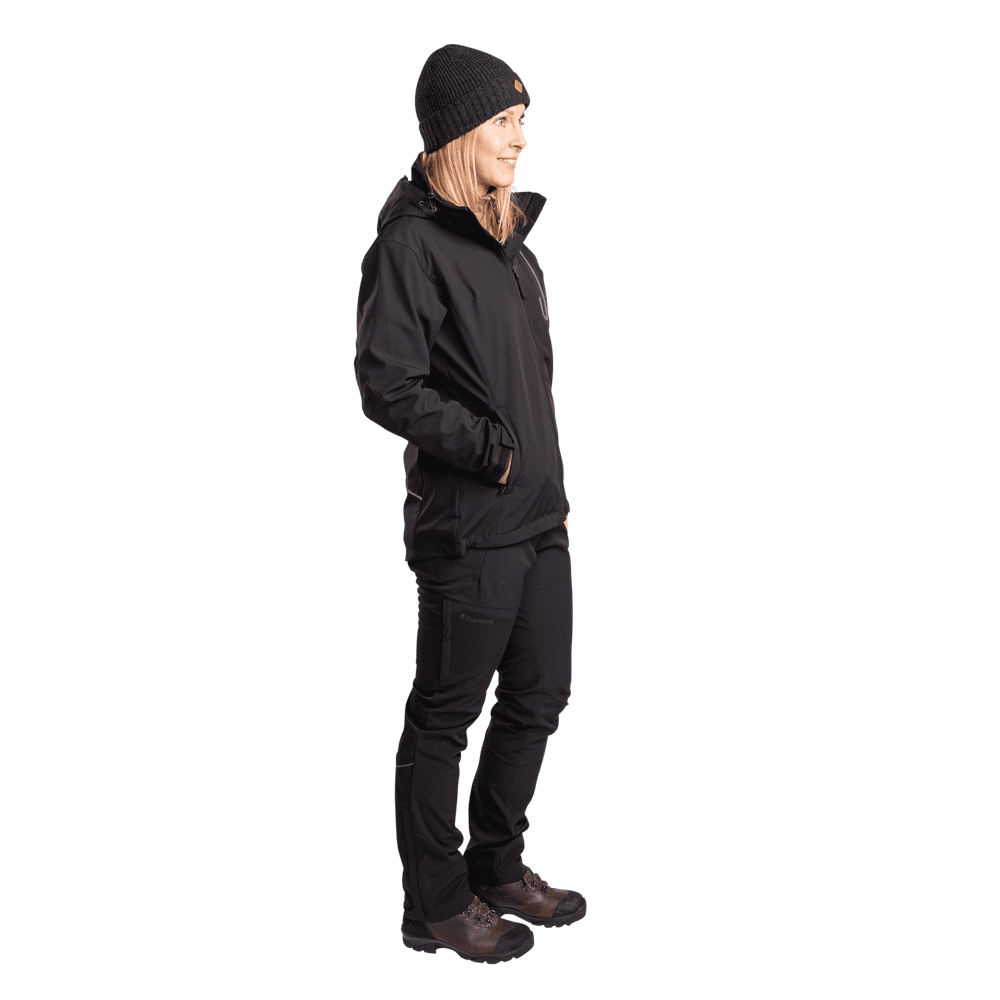 Byxa Wilda Stretch Shell Dam SVART / 34