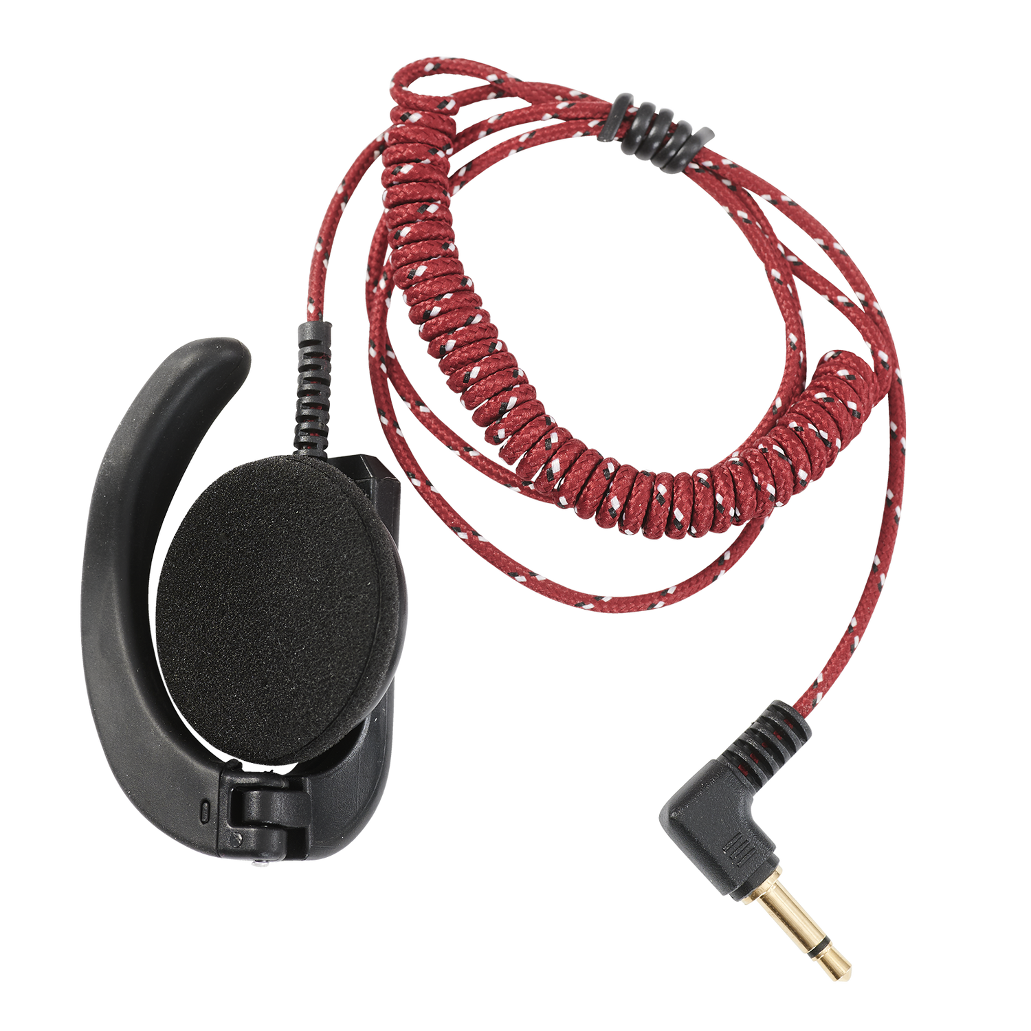 Öronmussla EP32, yttre 3,5mm (röd tygkabel) ONE SIZE