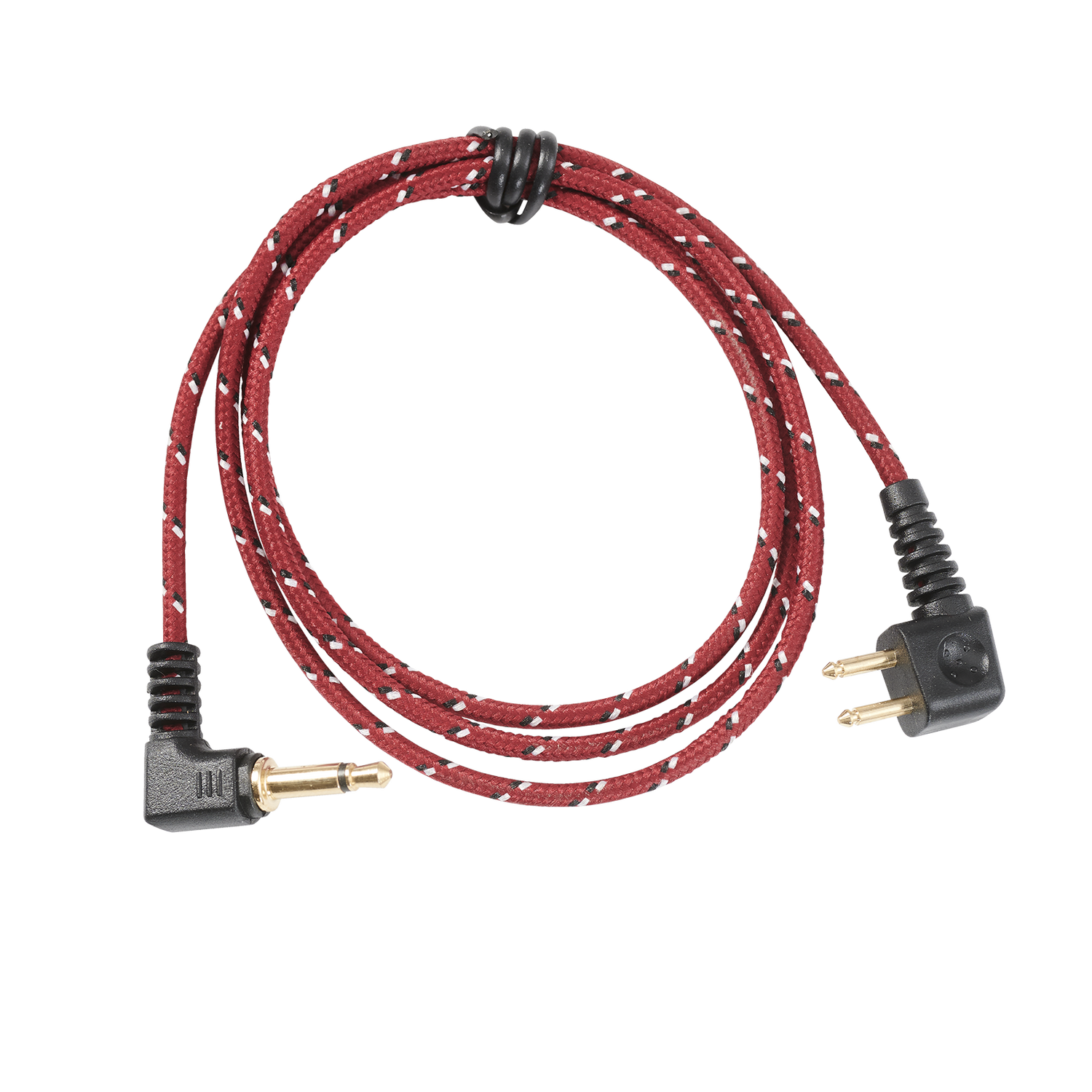 Audiokabel AC35P (3.5mm-Peltorkontakt, röd tygkabel) ONE SIZE