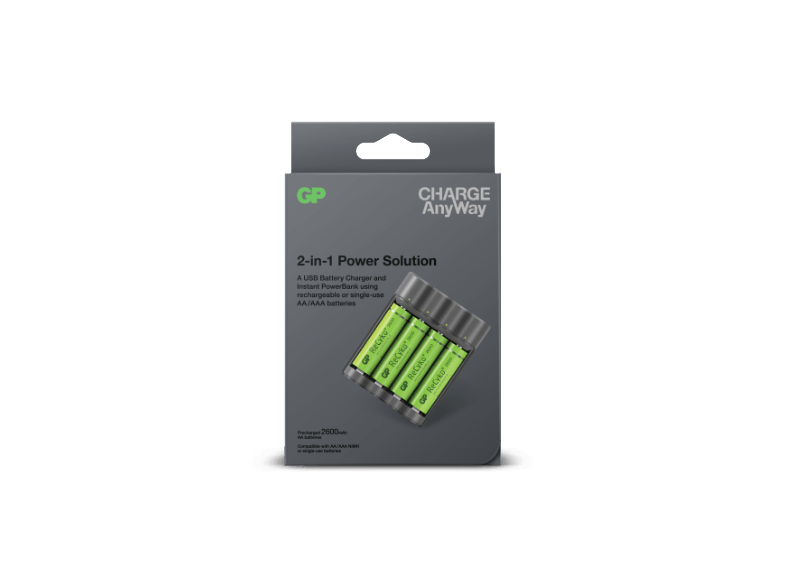 Batteriladdare GP Charge Any Way ONE SIZE