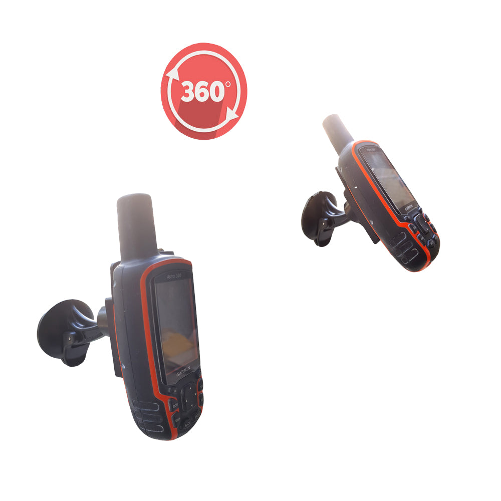 GPS hållare till Garmin Astro/Alpha med sugfäste, kulled ONE SIZE