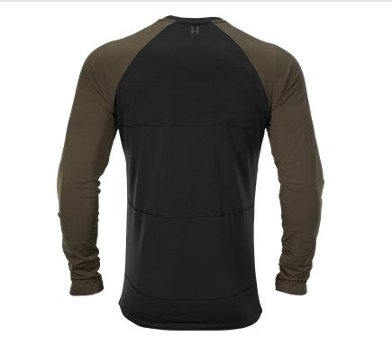 Heat L/S T-Shirt WILLOW GREEN/BLACK / S