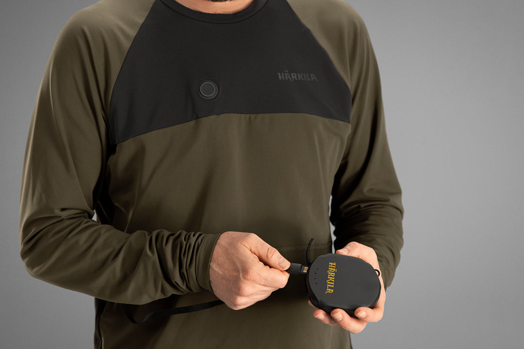 Heat L/S T-Shirt WILLOW GREEN/BLACK / S