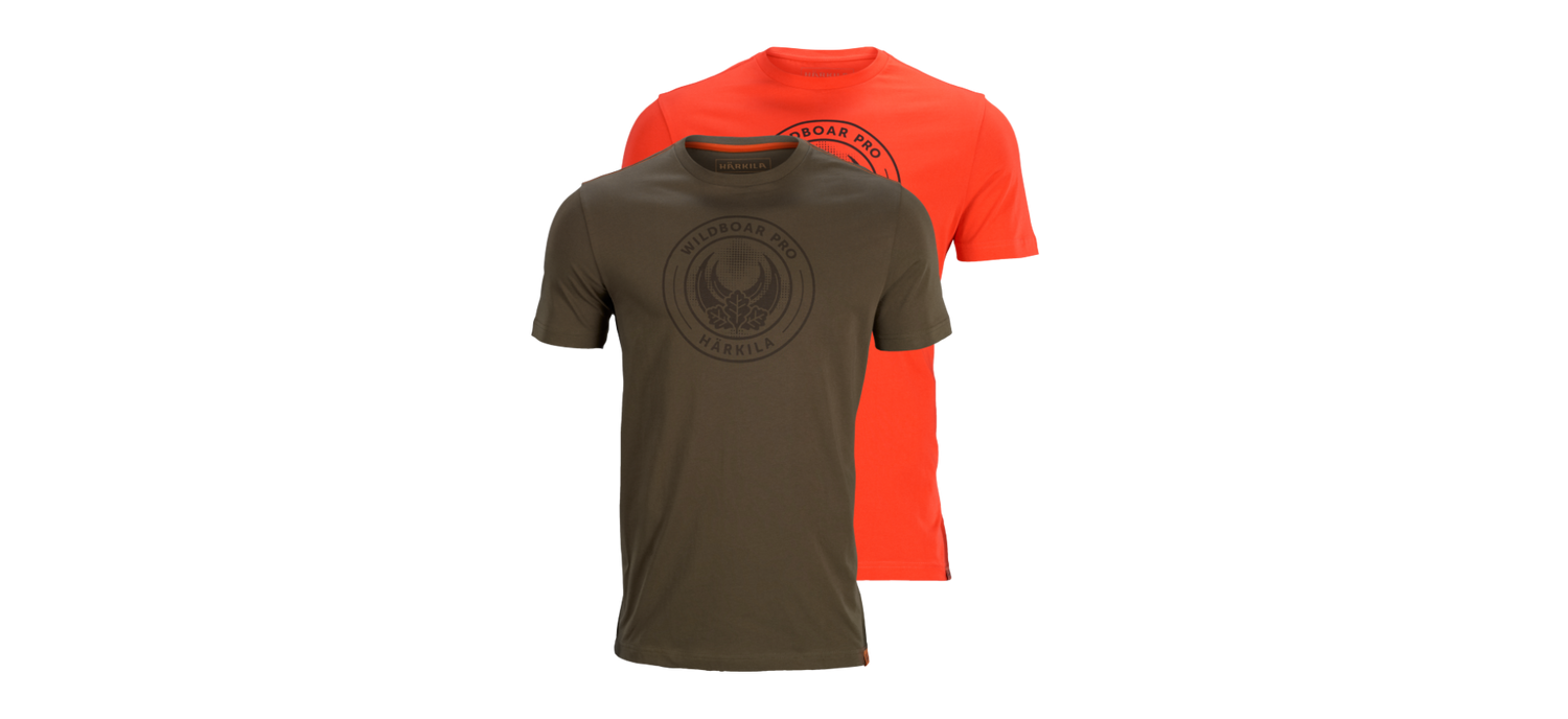 T-Shirt Wildboar Pro S/S 2-pack Limited Edition WILLOW GREEN/ORANGE / S