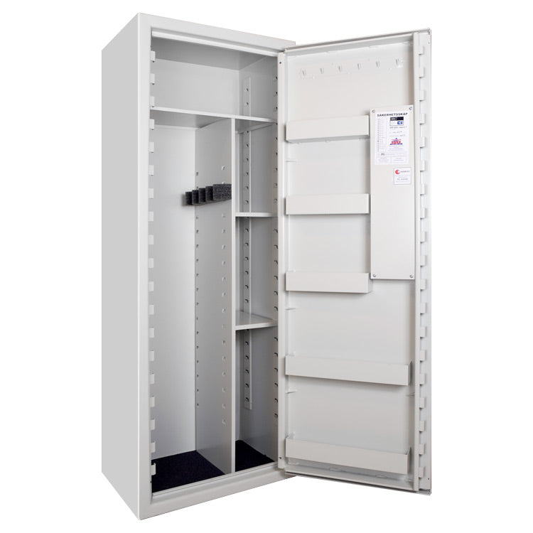 Vapenskåp SP 88 Vit Ink frakt! VIT / UTAN KODLÅS
