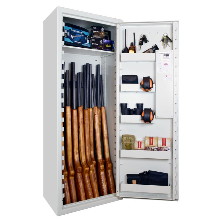 Vapenskåp SP 88 Vit Ink frakt! VIT / UTAN KODLÅS