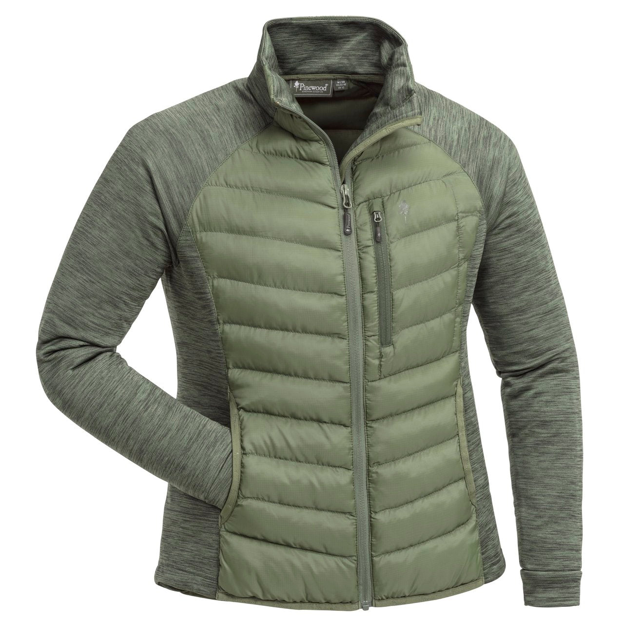 Jacka Abisko Hybrid Power Fleece DAM CLOVERGREEN/M.GRÖN / S