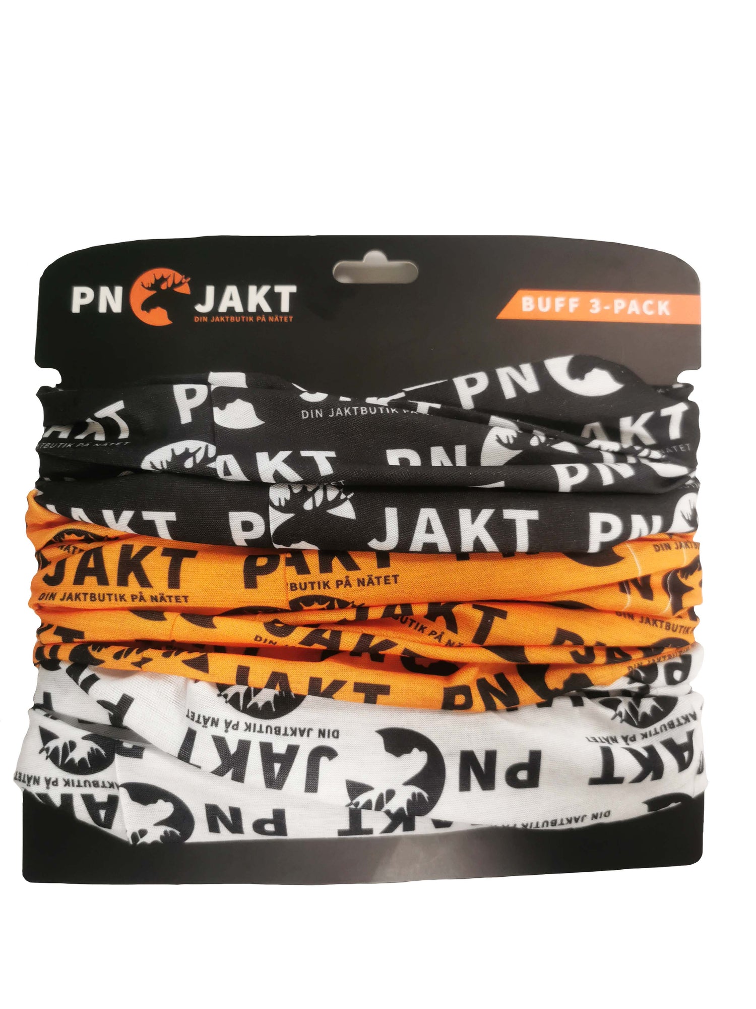 Buff 3-Pack VIT/SVART/ORANGE / ONE SIZE