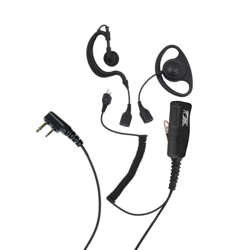 PRO-U600L Headset, 3-i-1 PTT SVART / ONE SIZE