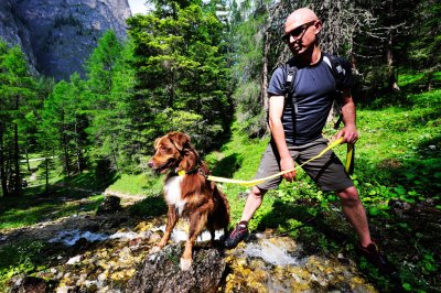 Koppel med Handtag SVART / ONE SIZE