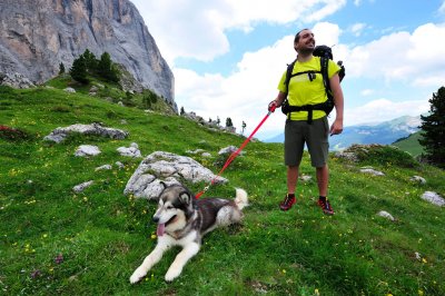 Koppel med Handtag SVART / ONE SIZE