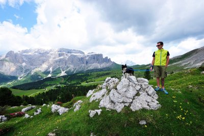 Koppel med Handtag SVART / ONE SIZE