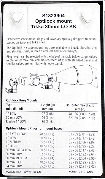 Optilock Ringmount 1