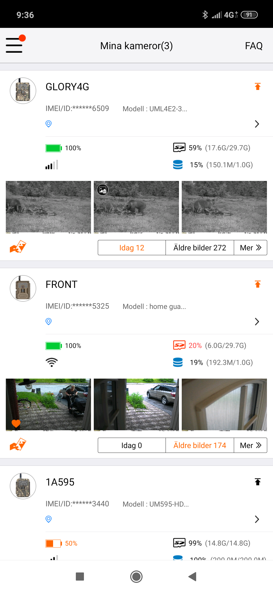 Åtelkamera Glory MK2 4G/LTE 20mp - Cloud-App ONE SIZE