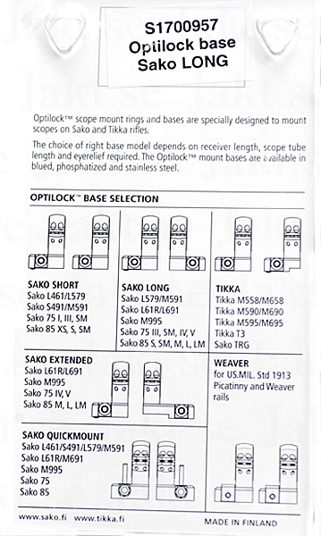 Optilock Bas EXTENDED (IV-V, S-L)