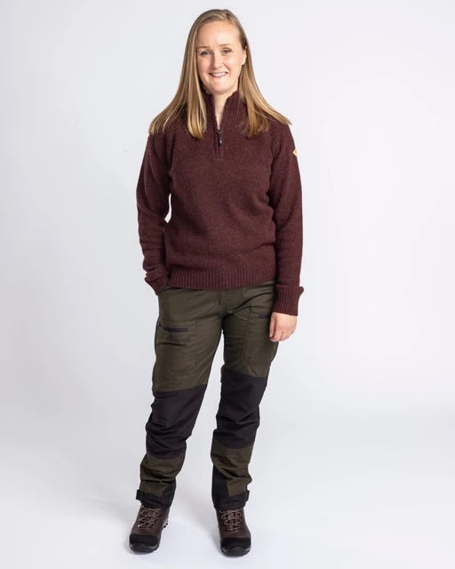 Byxa Caribou TC Dam MOSSGRÖN/SVART / 36