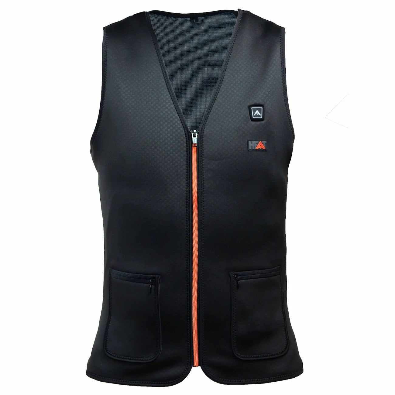 Värmeväst tunn V-ringad XTREME SVART / XS