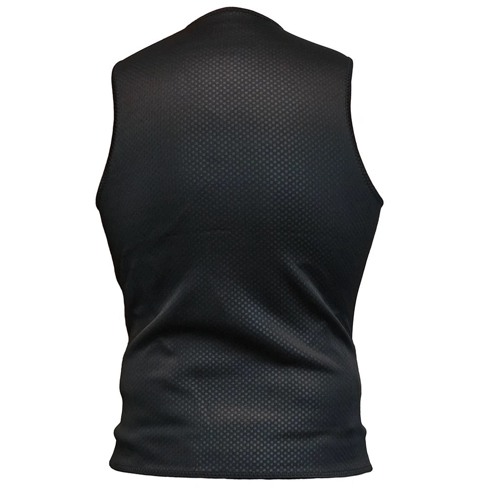 Värmeväst tunn V-ringad XTREME SVART / XS