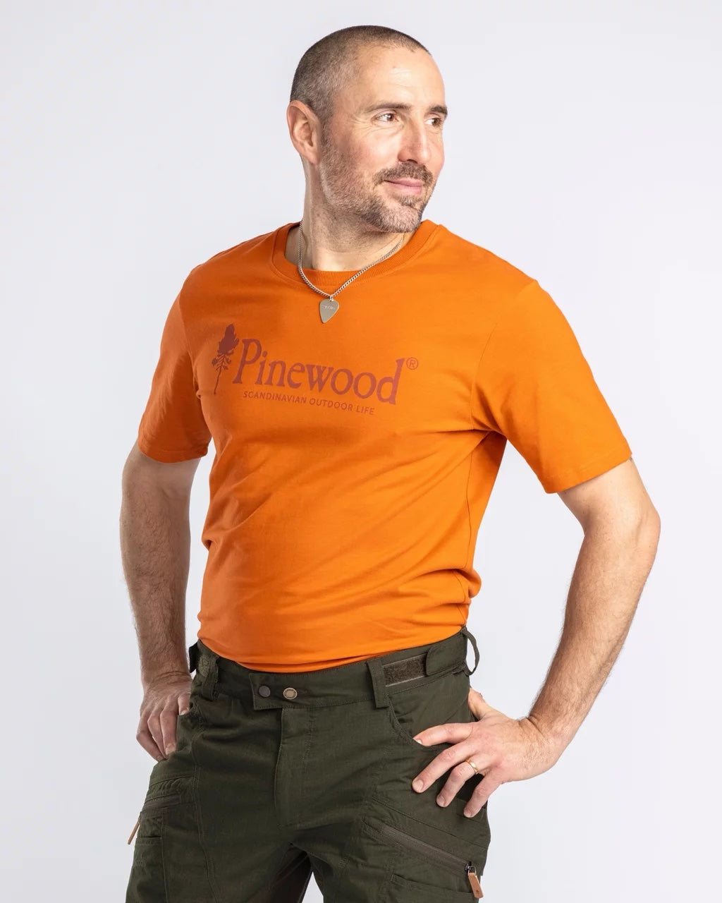 Outdoor Life T-shirt Men MÖRK GRÖN / S