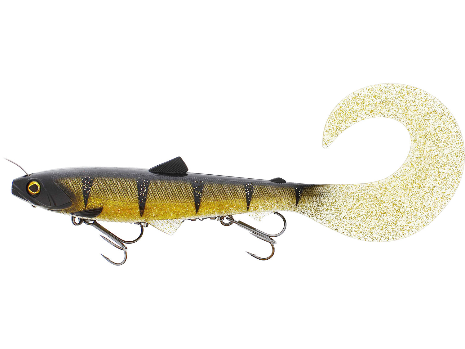 Bullteez Curlytail Inline NATURAL PIKE / 33 CM OCH 230 GRAM