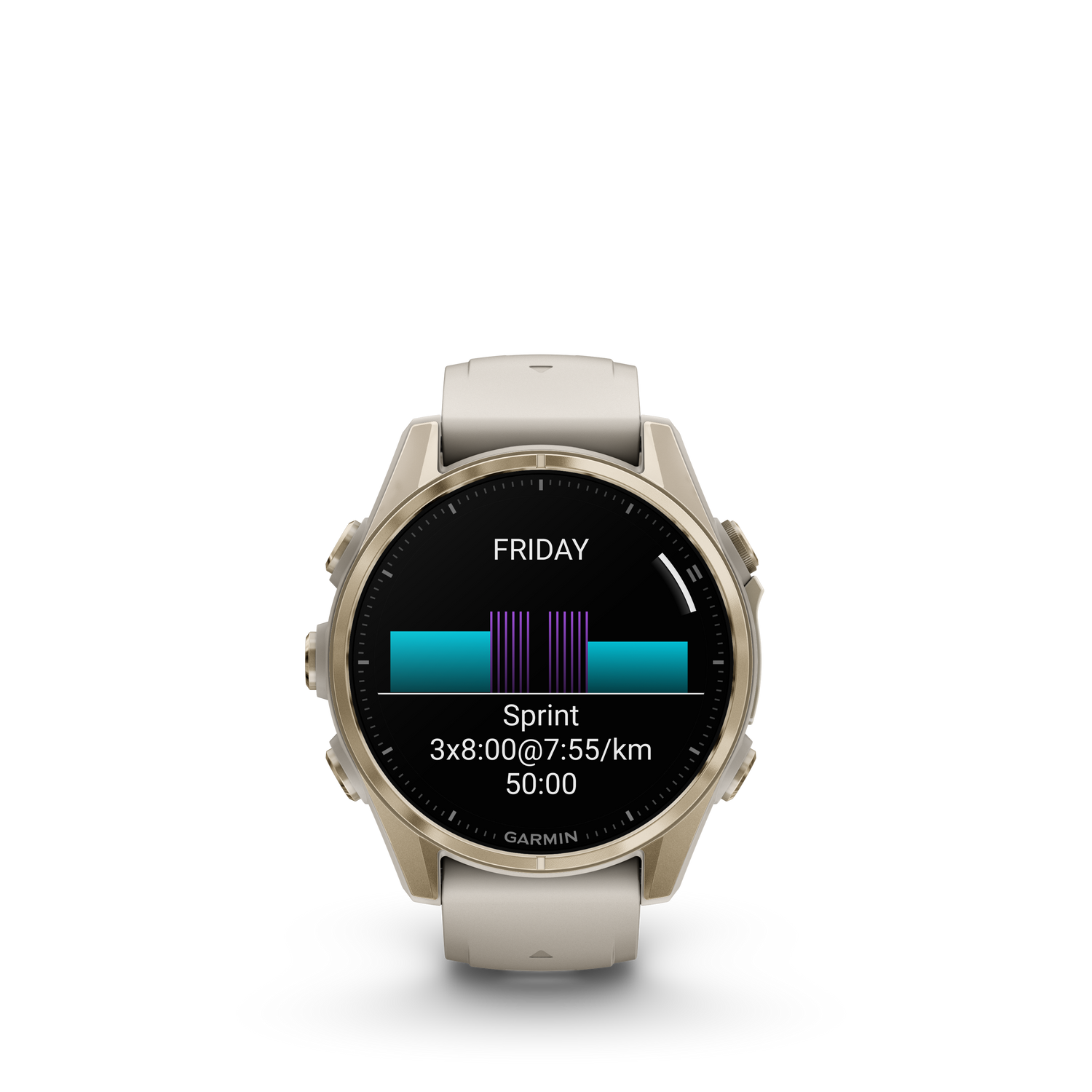 Fenix 8 AMOLED Sapphire 43 mm SOFT GOLD/FOG GRAY / ONE SIZE