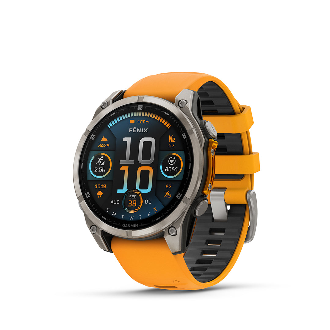 Fenix 8 AMOLED Sapphire 47 mm TITANIUM/SPARK ORANGE / ONE SIZE