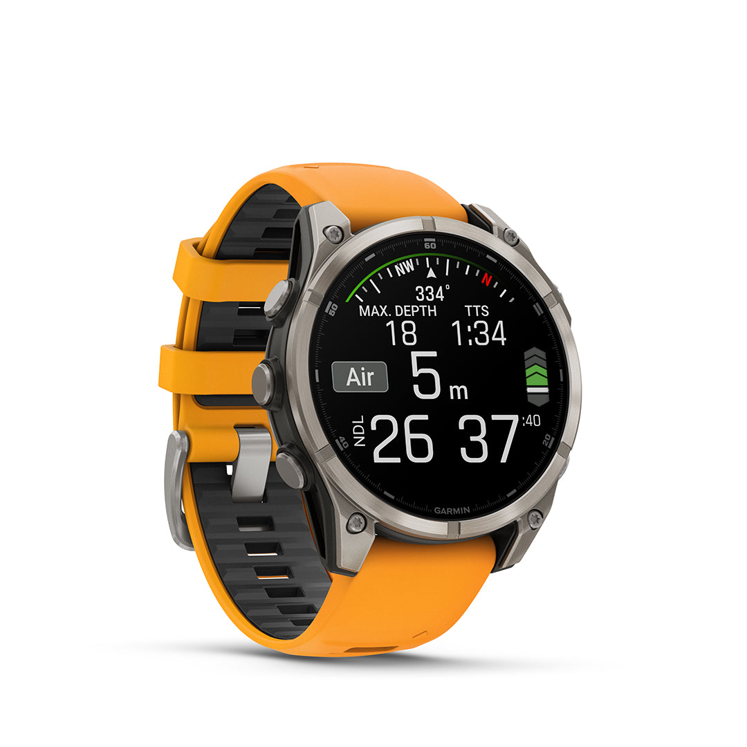 Fenix 8 AMOLED Sapphire 47 mm TITANIUM/SPARK ORANGE / ONE SIZE