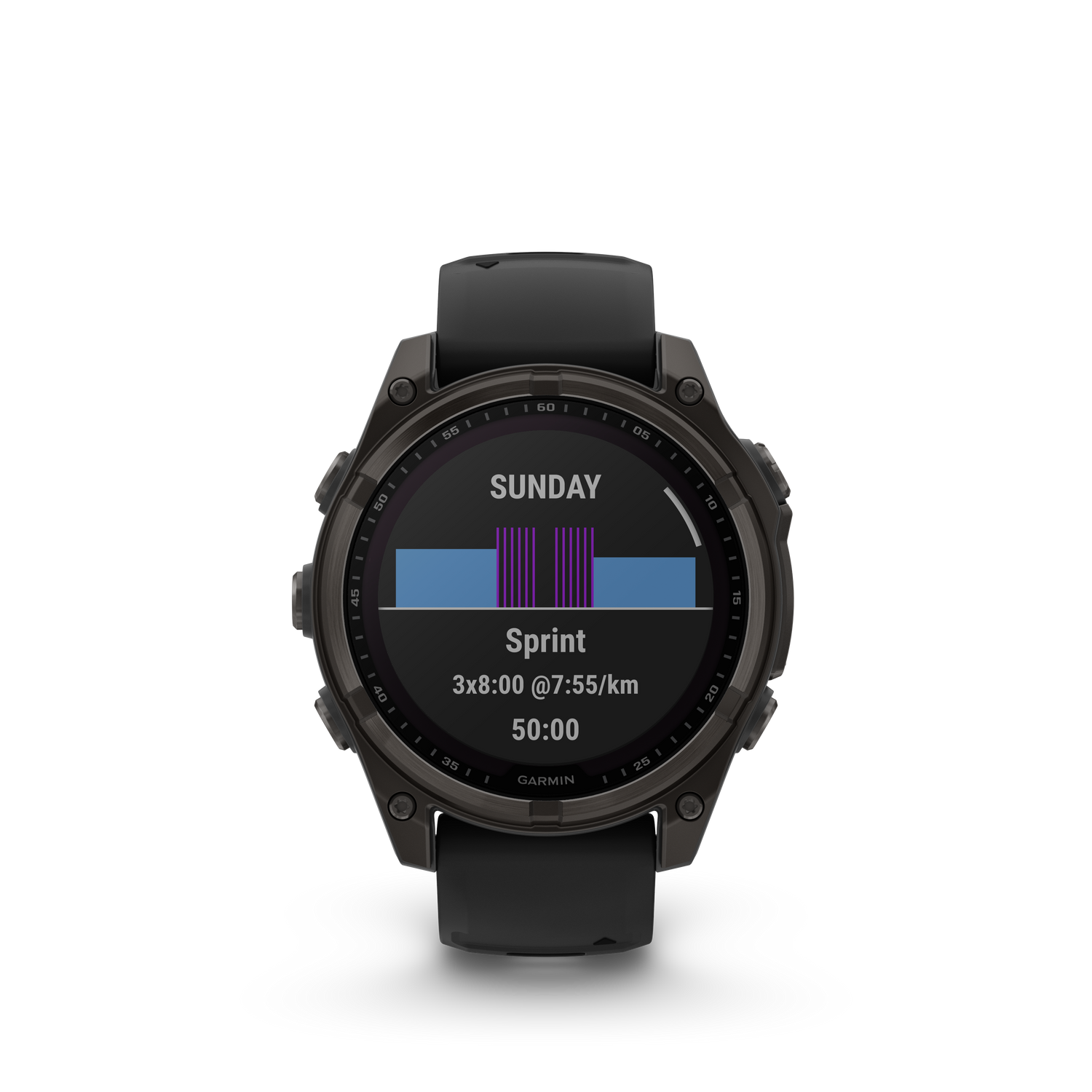 Fenix 8 Solar Sapphire 47 mm TITANIUM/BLACK / ONE SIZE