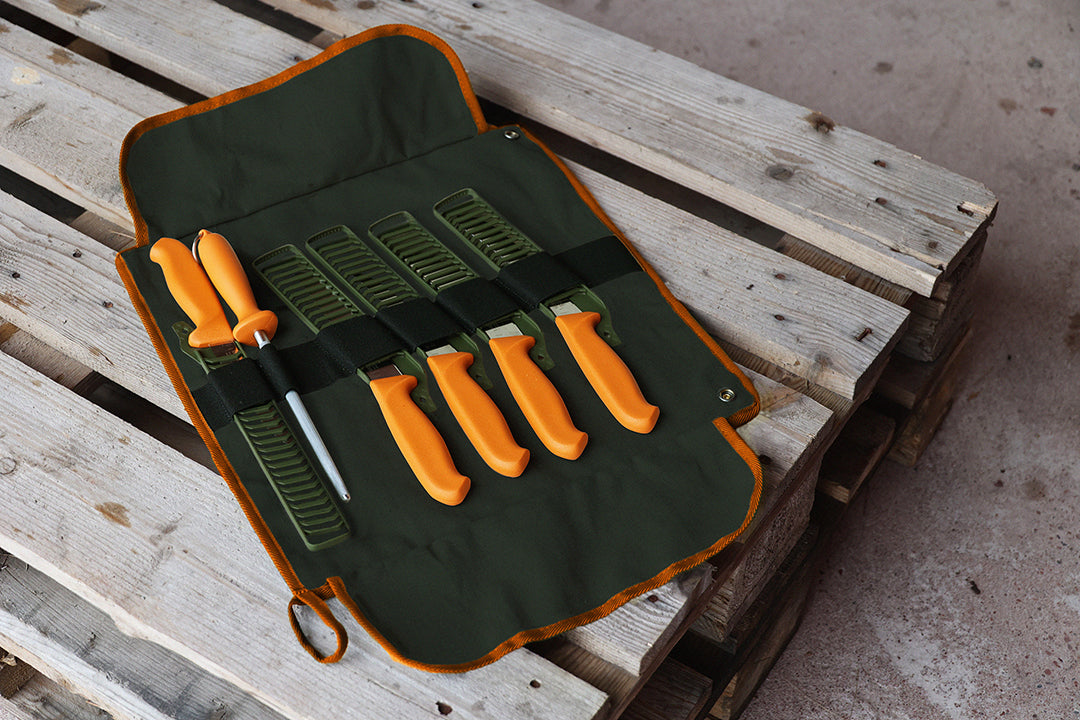 Hunting Knife Väska för slakktknivar - (utan knivar) GREEN / ONE SIZE